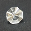 Acrylic Rhinestone Pointed Back Cabochons LS-GACR-WH0001-01C-1