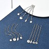 12Pcs 4 Styles 304 Stainless Steel Chain Extender FIND-FS0002-96B-7
