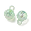 UV Plating Rainbow Iridescent Acrylic Pendants OACR-P010-19F-2