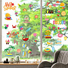 8 Sheets 8 Styles Summer Theme PVC Waterproof Wall Stickers DIY-WH0345-110-5