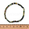 Natural Indian Agate Beaded Stretch Bracelets BJEW-A117-A-46-4