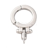 304 Stainless Steel Twister Clasps X-STAS-S187-01P-1