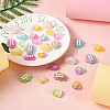 Cheriswelry 30Pcs 15 Styles Transparent Resin Pendants RESI-CW0001-21-16