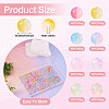 8Bags 8 Colors Transparent Czech Glass Beads GLAA-TA0002-48-4