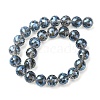 Transparent Electroplate Glass Beads Strands EGLA-N002-34F-F04-4