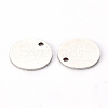201 Stainless Steel Stamping Blank Tag Pendants STAS-T058-12mm-P-3