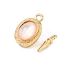 Dyed Natural Shell Box Clasps SH-CBAFA4F-04G-2