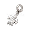 304 Stainless Steel Sea Animal European Dangle Charms X-STAS-D153-04A-P-2