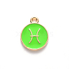 Alloy Enamel Pendants ENAM-S124-01B-06H-2