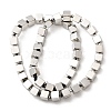 Electroplate Glass Beads Strands EGLA-F166-03A-P-2