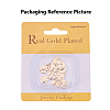 Rack Plating Brass Stud Earring Findings X-KK-N233-185-5