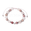 Gemstone Braided Bead Bracelets for Women Girl BJEW-JB11141-03-1