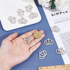 25Pcs Alloy Rhinestone Cabochons FIND-GA0007-48A-3