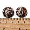 Natural Leopard Skin Jasper Cabochons G-C115-02A-44-3