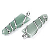 Natural Green Aventurine Big Pendants G-S359-357-3