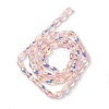 AB Color Plated Transparent Electroplate Beads Strands EGLA-H104-05C-2