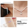 1200Pcs 6 Colors Iron Crimp Beads Covers IFIN-YW0003-72-6