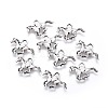 Horse Tibetan Style Alloy Charms TIBEP-Q052-31AS-LF-1