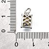 Brass Glass Charms KK-V011-36P-B-3