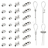 4 Styles 201 Stainless Steel Wire Rope Clamps STAS-GA0001-39-1