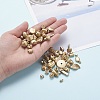 Plated Acrylic Beads MACR-YW0001-29G-7