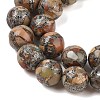 Natural Aqua Terra Jasper Beads Strands G-K317-A02-03-3