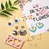 Fashewelry DIY Earring Making Finding Kit DIY-FW0001-19-17