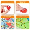 40Pcs 2 Colors Heart Silicone Glue Clay DIY-SZ0003-44-3