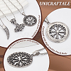 Unicraftale 3Pcs 3 Style 304 Stainless Steel Pendants STAS-UN0055-79-5