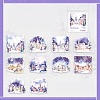 10PCS Winter Scenery PVC Self-Adhesive Stickers PW-WG524AB-04-1