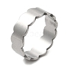 Non-Tarnish 201 Stainless Steel Finger Rings RJEW-G278-03P-1