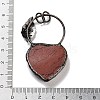 Natural Red Jasper Heart Big Pendants G-A221-05A-3