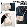 DIY Imitation Leather Heart Pattern Women's Crossbody Bag Kits DIY-WH0449-12-5