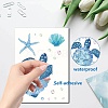 16 Sheets 8 Styles PVC Waterproof Wall Stickers DIY-WH0345-155-3