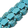 Synthetic Turquoise Beads Strands LS-TURQ-G119-20x29mm-08-1