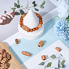 100Pcs 5 Styles Plastic Hair Coil Cuffs FIND-SC0014-92-3