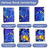 Polyester Book Covers OFST-WH0009-006-3