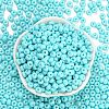 Imitation Jade Glass Seed Beads SEED-Z001-A-B06-2