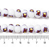 Printing Glass Beads for Necklaces Bracelets Making GLAA-B020-02A-07-5