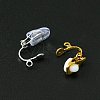 40Pcs 2 Color Iron Clip-on Earring Findings KK-FS0001-27-2