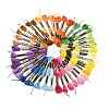6Bundles 6 Colors Polyester Embroidery Floss OCOR-YW0001-24G-2