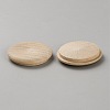 100Pcs Wooden Hinged Screw Covers AJEW-WH20020-077F-2