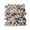 50Pcs Dinosaur PVC Self Adhesive Stickers STIC-P014-07-1