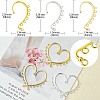 18Pcs 3 Colors Alloy Ear Cuff Findings FIND-FS0002-03-4