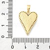 Brass Micro Pave Cubic Zirconia with Acrylic Pendants KK-S049-23G-3