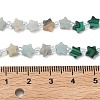 4 Styles Synthetic Malachite & Natural Dragon Blood Jasper & Flower Amazonite & Red Aventurine Beads Strands G-D095-A08-6