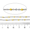 304 Stainless Steel Enamel Link Chains CHS-A015-02P-01-2