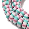 Polymer Clay Beads Strands CLAY-H006-02C-3