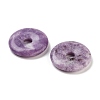 Natural Lepidolite Pendants G-K099-30mm-02-3