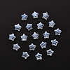 20Pcs Transparent Spray Painted Glass Beads GLAA-YW0001-14-1